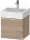 Duravit D-NEO 48,4x44,2 cm-es, 1 fiókos alsószekrény króm fogantyúval 235050 mosdóhoz, márványos tölgy DE4270010550000