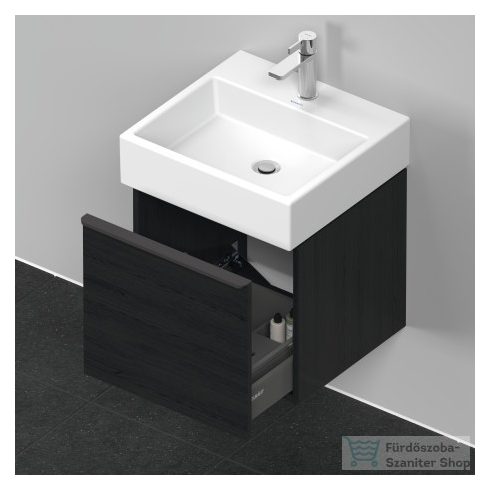 Duravit D-NEO 484x442 mm-es,1 fiókos függesztett szekrény 235050 mosdóhoz,Black Oak DE427001616