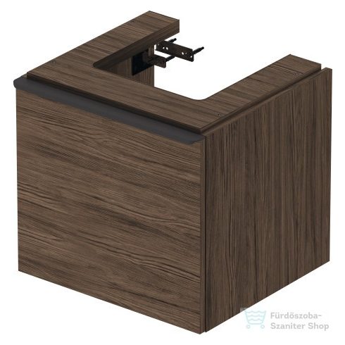 Duravit D-NEO 484x442 mm-es,1 fiókos függesztett szekrény 235050 mosdóhoz,Walnut Dark Decor DE427002121