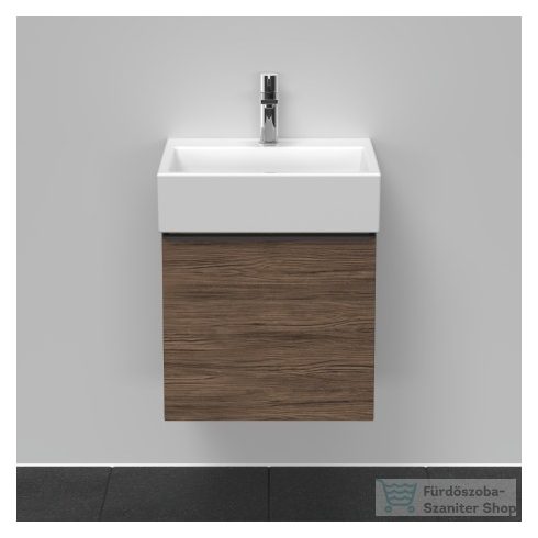 Duravit D-NEO 484x442 mm-es,1 fiókos függesztett szekrény 235050 mosdóhoz,Walnut Dark Decor DE427002121