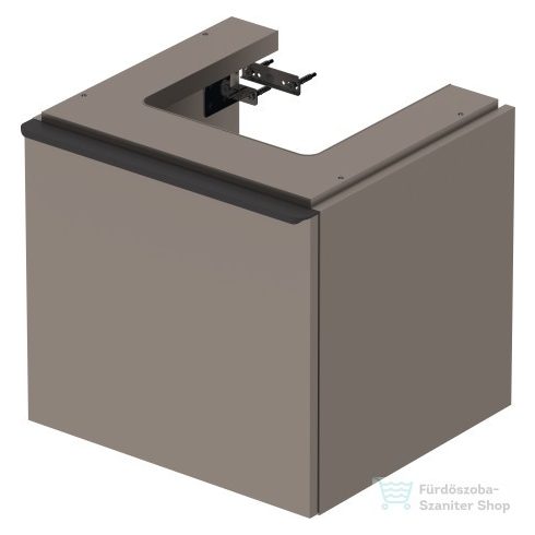 Duravit D-NEO 484x442 mm-es,1 fiókos függesztett szekrény 235050 mosdóhoz,Basalt Matt Decor DE427004343