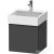 Duravit D-NEO 484x442 mm-es,1 fiókos függesztett szekrény 235050 mosdóhoz,Graphite Matt Decor DE427004949