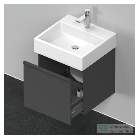 Duravit D-NEO 484x442 mm-es,1 fiókos függesztett szekrény 235050 mosdóhoz,Graphite Matt Decor DE427004949