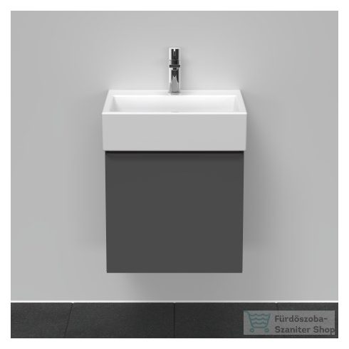 Duravit D-NEO 484x442 mm-es,1 fiókos függesztett szekrény 235050 mosdóhoz,Graphite Matt Decor DE427004949