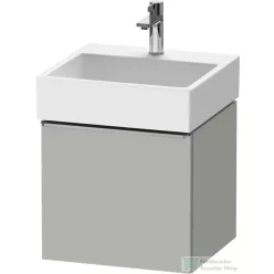   Duravit D-NEO 48,4x44,2 cm-es, 1 fiókos alsószekrény rozsdamentes acél színű fogantyúval 235050 mosdóhoz, matt betonszürke DE4270070070000
