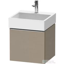   Duravit D-NEO 48,4x44,2 cm-es, 1 fiókos alsószekrény rozsdamentes acél színű fogantyúval 235050 mosdóhoz, matt len DE4270070750000