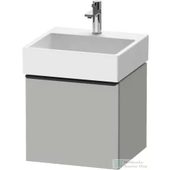   Duravit D-NEO 48,4x44,2 cm-es, 1 fiókos alsószekrény fekete fogantyúval 235050 mosdóhoz, matt betonszürke DE42700BD070000