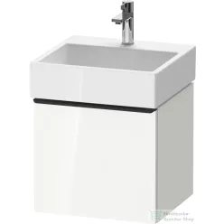   Duravit D-NEO 48,4x44,2 cm-es, 1 fiókos alsószekrény fekete fogantyúval 235050 mosdóhoz, fényes fehér DE42700BD220000