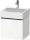 Duravit D-NEO 48,4x44,2 cm-es, 1 fiókos alsószekrény fekete fogantyúval 235050 mosdóhoz, fényes fehér DE42700BD220000