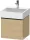 Duravit D-NEO 48,4x44,2 cm-es, 1 fiókos alsószekrény fekete fogantyúval 235050 mosdóhoz, natúr tölgy DE42700BD300000