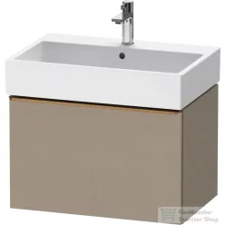   Duravit D-NEO 68,4x44,2 cm-es, 1 fiókos alsószekrény szálcsiszolt bronz fogantyúval 235070 mosdóhoz, matt len DE4272004750000