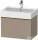 Duravit D-NEO 68,4x44,2 cm-es, 1 fiókos alsószekrény szálcsiszolt bronz fogantyúval 235070 mosdóhoz, matt len DE4272004750000