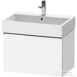   Duravit D-NEO 68,4x44,2 cm-es, 1 fiókos alsószekrény króm fogantyúval 235070 mosdóhoz, matt fehér DE4272010180000