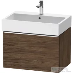   Duravit D-NEO 68,4x44,2 cm-es, 1 fiókos alsószekrény króm fogantyúval 235070 mosdóhoz, matt sötét dió DE4272010210000