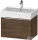 Duravit D-NEO 68,4x44,2 cm-es, 1 fiókos alsószekrény króm fogantyúval 235070 mosdóhoz, matt sötét dió DE4272010210000