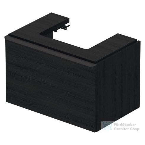 Duravit D-NEO 684x442 mm-es,1 fiókos függesztett szekrény 235070 mosdóhoz,Black Oak DE427201616