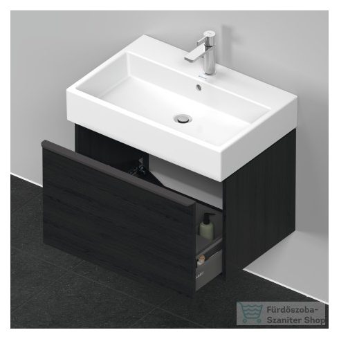 Duravit D-NEO 684x442 mm-es,1 fiókos függesztett szekrény 235070 mosdóhoz,Black Oak DE427201616