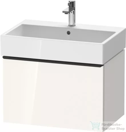 Duravit D-NEO 684x442 mm-es,1 fiókos függesztett szekrény 235070 mosdóhoz,White High Gloss Decor DE427202222