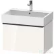 Duravit D-NEO 684x442 mm-es,1 fiókos függesztett szekrény 235070 mosdóhoz,White High Gloss Decor DE427202222