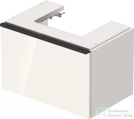 Duravit D-NEO 684x442 mm-es,1 fiókos függesztett szekrény 235070 mosdóhoz,White High Gloss Decor DE427202222