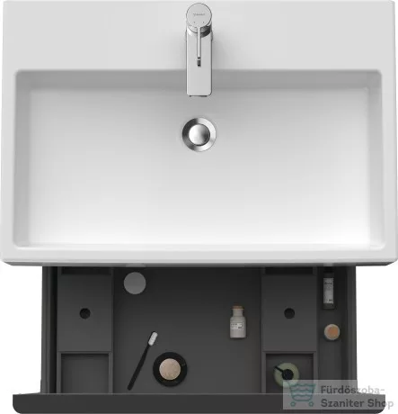 Duravit D-NEO 684x442 mm-es,1 fiókos függesztett szekrény 235070 mosdóhoz,White High Gloss Decor DE427202222