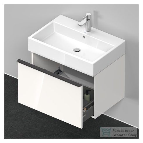 Duravit D-NEO 684x442 mm-es,1 fiókos függesztett szekrény 235070 mosdóhoz,White High Gloss Decor DE427202222