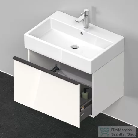 Duravit D-NEO 684x442 mm-es,1 fiókos függesztett szekrény 235070 mosdóhoz,White High Gloss Decor DE427202222