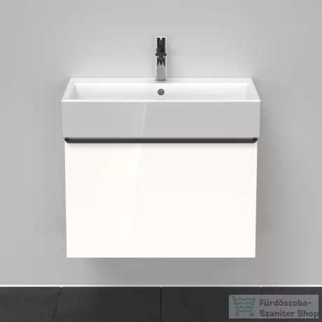 Duravit D-NEO 684x442 mm-es,1 fiókos függesztett szekrény 235070 mosdóhoz,White High Gloss Decor DE427202222