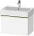 Duravit D-NEO 68,4x44,2 cm-es, 1 fiókos alsószekrény polírozott arany színű fogantyúval 235070 mosdóhoz, matt fehér DE4272034180000