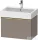 Duravit D-NEO 68,4x44,2 cm-es, 1 fiókos alsószekrény polírozott arany színű fogantyúval 235070 mosdóhoz, matt bazalt DE4272034430000