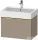 Duravit D-NEO 68,4x44,2 cm-es, 1 fiókos alsószekrény polírozott arany színű fogantyúval 235070 mosdóhoz, matt len DE4272034750000