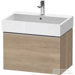   Duravit D-NEO 68,4x44,2 cm-es, 1 fiókos alsószekrény rozsdamentes acél színű fogantyúval 235070 mosdóhoz, márványos tölgy DE4272070550000