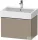 Duravit D-NEO 68,4x44,2 cm-es, 1 fiókos alsószekrény rozsdamentes acél színű fogantyúval 235070 mosdóhoz, matt len DE4272070750000