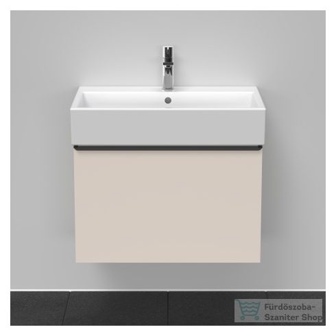 Duravit D-NEO 684x442 mm-es,1 fiókos függesztett szekrény 235070 mosdóhoz,Taupe Matt Decor DE427209191