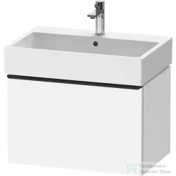   Duravit D-NEO 68,4x44,2 cm-es, 1 fiókos alsószekrény fekete fogantyúval 235070 mosdóhoz, matt fehér DE42720BD180000
