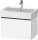 Duravit D-NEO 68,4x44,2 cm-es, 1 fiókos alsószekrény fekete fogantyúval 235070 mosdóhoz, matt fehér DE42720BD180000