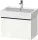 Duravit D-NEO 68,4x44,2 cm-es, 1 fiókos alsószekrény fekete fogantyúval 235070 mosdóhoz, fényes fehér DE42720BD220000