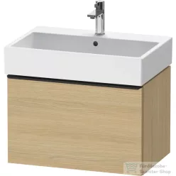   Duravit D-NEO 68,4x44,2 cm-es, 1 fiókos alsószekrény fekete fogantyúval 235070 mosdóhoz, natúr tölgy DE42720BD300000