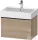 Duravit D-NEO 68,4x44,2 cm-es, 1 fiókos alsószekrény fekete fogantyúval 235070 mosdóhoz, márványos tölgy DE42720BD550000