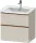 Duravit D-NEO 63,4x45,2 cm-es, 2 fiókos alsószekrény csiszolt bronz színű fogantyúval, mosdó és csaptelep nélkül, matt taupe DE4354004910000