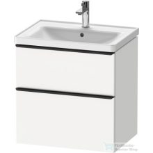   Duravit D-NEO 634x452 mm-es 2 fiókos függesztett szekrény 236765XXX mosdóhoz,White Matt Decor DE435401818