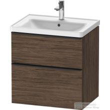   Duravit D-NEO 634x452 mm-es 2 fiókos függesztett szekrény 236765XXX mosdóhoz,Walnut Dark Decor DE435402121