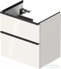 Duravit D-NEO 634x452 mm-es 2 fiókos függesztett szekrény 236765XXX mosdóhoz,White High Gloss Decor DE435402222