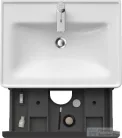 Duravit D-NEO 634x452 mm-es 2 fiókos függesztett szekrény 236765XXX mosdóhoz,White High Gloss Decor DE435402222