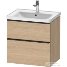   Duravit D-NEO 634x452 mm-es 2 fiókos függesztett szekrény 236765XXX mosdóhoz,Natural Oak DE435403030