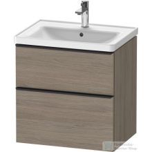   Duravit D-NEO 634x452 mm-es 2 fiókos függesztett szekrény 236765XXX mosdóhoz,Oak Terra DE435403535