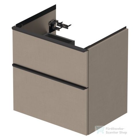 Duravit D-NEO 634x452 mm-es 2 fiókos függesztett szekrény 236765XXX mosdóhoz,Linen Decor DE435407575