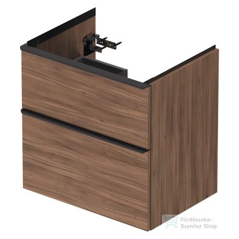 Duravit D-NEO 634x452 mm-es 2 fiókos függesztett szekrény 236765XXX mosdóhoz,Natural Walnut Decor DE435407979