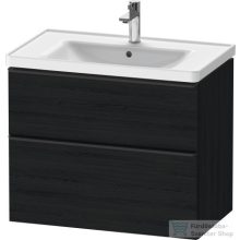   Duravit D-NEO 634x452 mm-es 2 fiókos függesztett szekrény 236780XXX mosdóhoz,Black Oak DE435501616