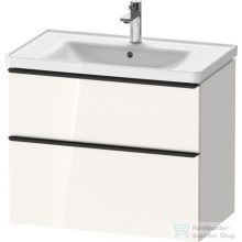   Duravit D-NEO 634x452 mm-es 2 fiókos függesztett szekrény 236780XXX mosdóhoz,White High Gloss Decor DE435502222